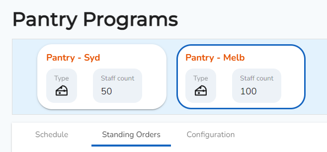 select standing